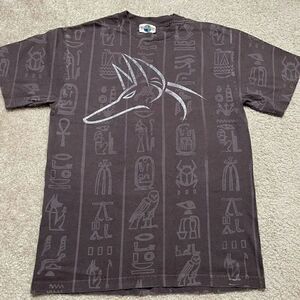 Vtg 00s UNIVERSAL STUDIOS Roller Coaster REVENGE OF THE MUMMY SHIRT Men's Medium